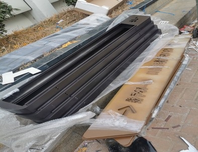 周口周口停车场不锈钢灯箱